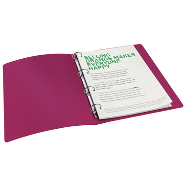 LEITZ Ringbuch UrbanChic A4 42620024 rot 4RR 30mm