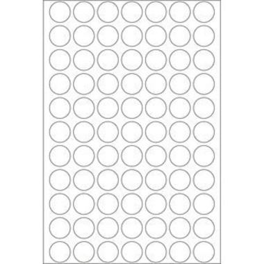 HERMA Etichette rontondo 13mm 2230 bianco 2464 pezzi
