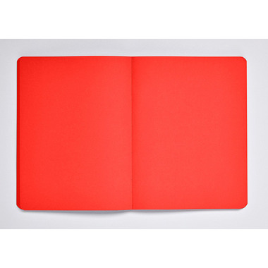 NUUNA Carnet Not White A5 55218 Red,sans réglure,176 p.