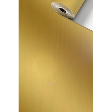 STEWO Geschenkpapier Uni Streifen 2522895180 0.5x250m gold