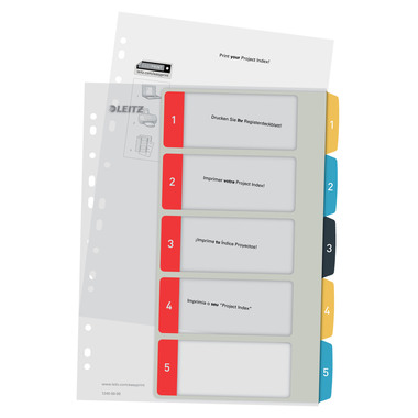 LEITZ Répertoire PP Cosy A4+ 1240-00-00 multicolore 1-5
