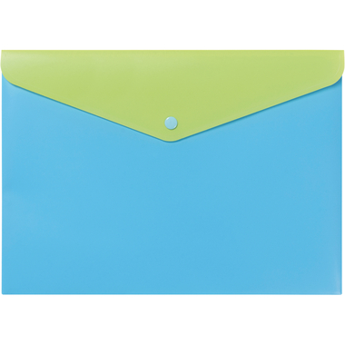 KOLMA Borsa portadocumenti Doppia A4 08.152.20 blu/verde