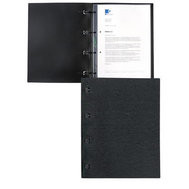 KOLMA Dossier-classeur LineaVerde A4 11.026.06 noir, PP, Sand, recycling