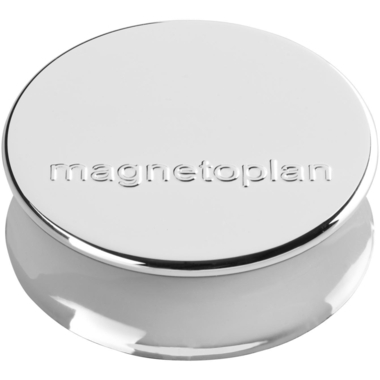 MAGNETOPLAN Aimant Ergo Large 10pcs. 1665032 argent 34x17.5mm
