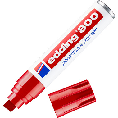 EDDING Permanent Marker 800 4-12mm 800-2 rot