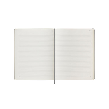 MOLESKINE Taccuino Smart XL 420859225 rigato, nero 176 P.
