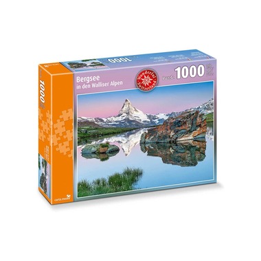 Carta.Media Puzzle Mountain Lake in the Valais Alps