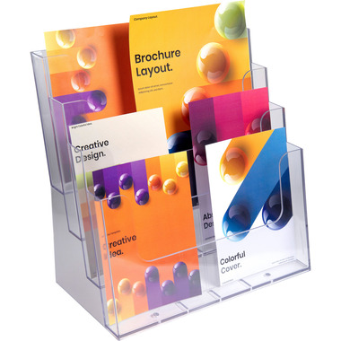 EXACOMPTA Prospekthalter Multi Format 74258D transparent