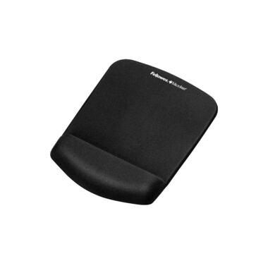 Fellowes Workplace Tapis de souris ergonomique PlushTouch Noir