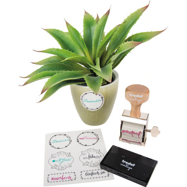 TRODAT Vintage Tampon 158078 Félicitations, 3-colours