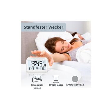 Sveglia digitale ADE bianca