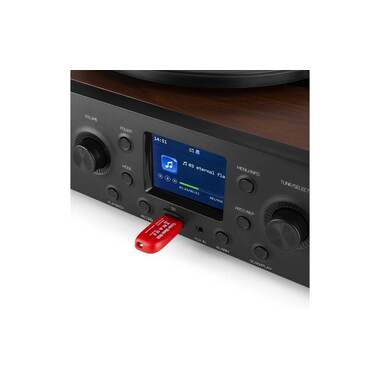 Audizio Turntable Tulsa Brown/Black