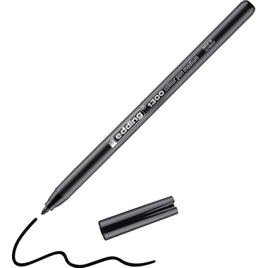 EDDING Fasermaler 1300 color pen 2mm 1300-1 schwarz