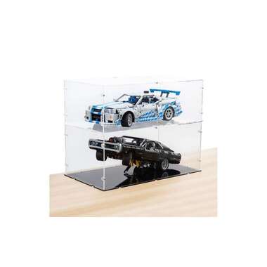 iDisplayit Vetrina in acrilico per LEGO 42210 2 Fast 2 Furious Nissan Skyline