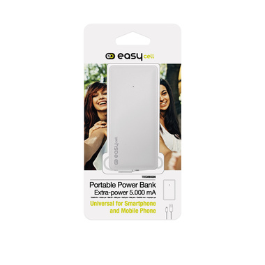 Power Bank with capacity 5.000 mah