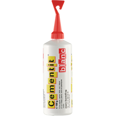 CEMENTIT Weissleim, mit Spachtel 103001-09 weiss 100g
