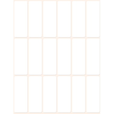 AVERY ZWECKFORM Universal-Etiketten 50x19mm 3327 weiss 486 St./27 Bl.