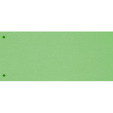 BIELLA Intercalaires carton 2 trous 19919030U vert, 24x10.5cm 100 pcs.