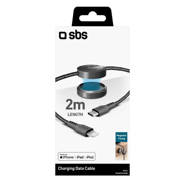 USB-C - Lightning cable with MFA magnetic holder