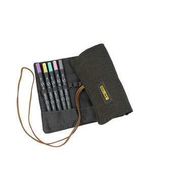 ONLINE Calli Brush Pens 19130 Double Tip in Roll Pouch