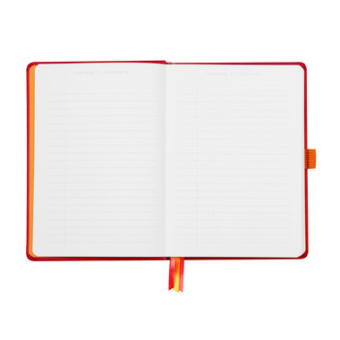 RHODIA Goalbook Notizbuch A5 118582C Hardcover mohnrot 240 S.