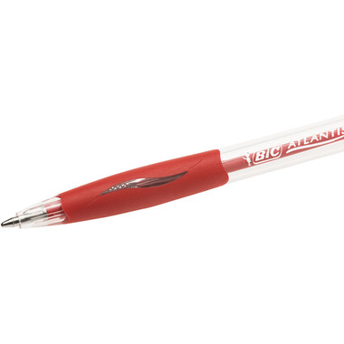 BIC Stylo à bille Atlantis 8871331 Classic NF, rouge