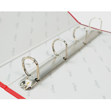 BIELLA Racc. anelli Dinor-Quatro 5cm 12644445U 4 anelli rosso A4+