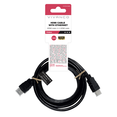 1,3 m 1080p HDMI-Kabel Schwarz | Vivanco