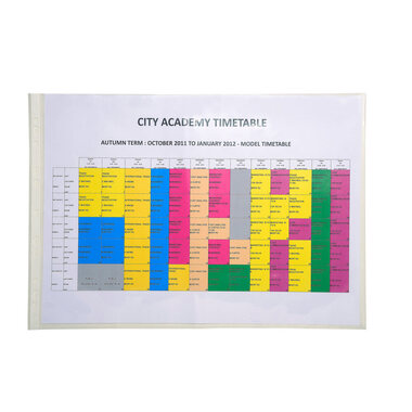 EXACOMPTA Zeigetaschen, genarbt A3 6210E PP, gelocht, 100my