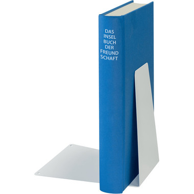 LEITZ Buchstütze Metall 52980001 weiss 12,5x14,5x14cm