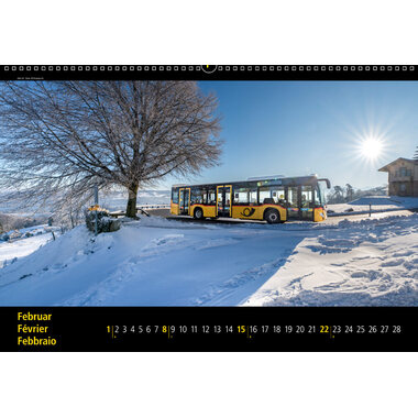 PostAuto-Kalender 2026 von Calendaria