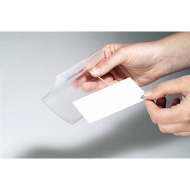DURABLE Namensschild ClickFold 90x54mm 821519 10 Stück mit Magnet