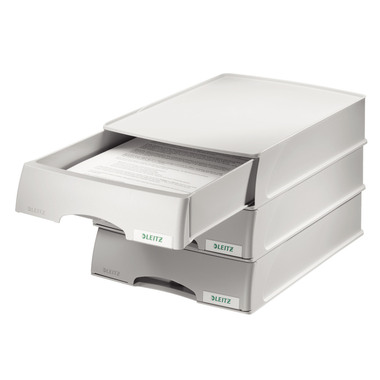 LEITZ Tiroir à courrier Plus A4 52100085 gris