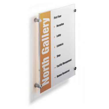 DURABLE Targa p. porte Crystal Sign A3 482619 trasparente,acrilico 297x420mm