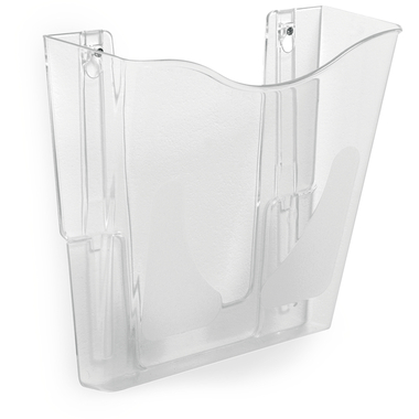 DEFLECTO Wandprospekthalter DocuPocket CP078YTCRY A4, hoch