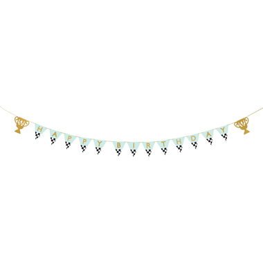 PARTYDECO Ghirlanda Happy Birthday 2.5m GRL109 Coppa