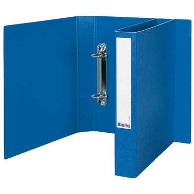 BIELLA Ringbuch Viria 3cm 15150305U blau 2-Ring A5