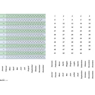BEREC Nastri data DS 07 7 griorni/settimana