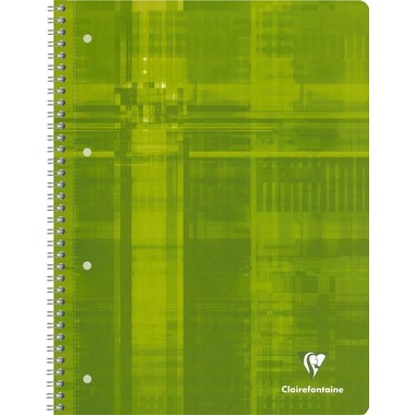 CLAIREFONTAINE Spiralheft Studium A4 8279 5mm, ass. 80 Blatt
