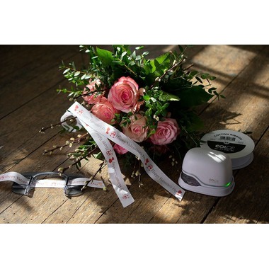 COLOP Baumwollband 15mmx25m 154921 für e-mark, weiss