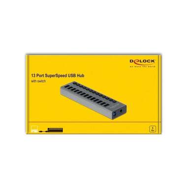 Delock USB-Hub 63738 USB 3.0 - 13x Tipo-A