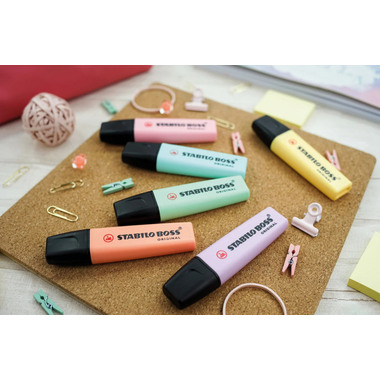 STABILO Textmarker BOSS Pastell 70/4-2 4er Etui