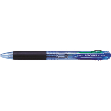 TOMBOW Stylo à bille 4 couleurs BC-FRC40 Reporter, translucent blue