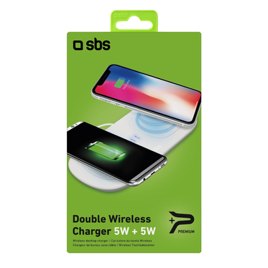 Chargeur de table sans fil double