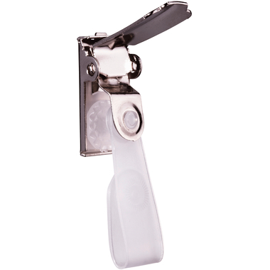 DURABLE Clip per targhetta 810326 metallo,bottoni a press. 25pz.