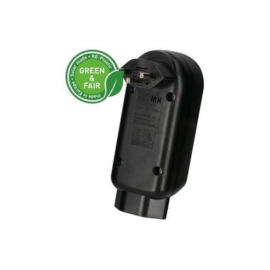 Max Hauri Adapter Plug ADAPT 2+1x Type 13 rotatable Green+Fair