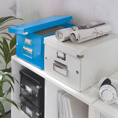 LEITZ Click&Store WOW Ablagebox M 60440036 blau 281x200x370mm