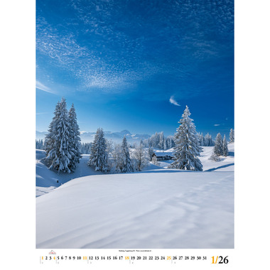 CALENDARIA Bildkalender 2026 9783036205281 Swiss Photo Poster ML 50x68cm