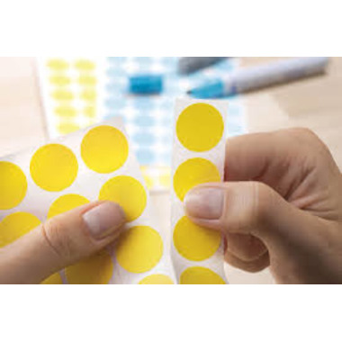 HERMA Marcatori 8mm 1841 giallo 540 pz.