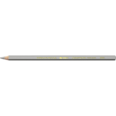 CARAN D'ACHE Farbstifte Supracolor 3,8mm 3888.498 silber